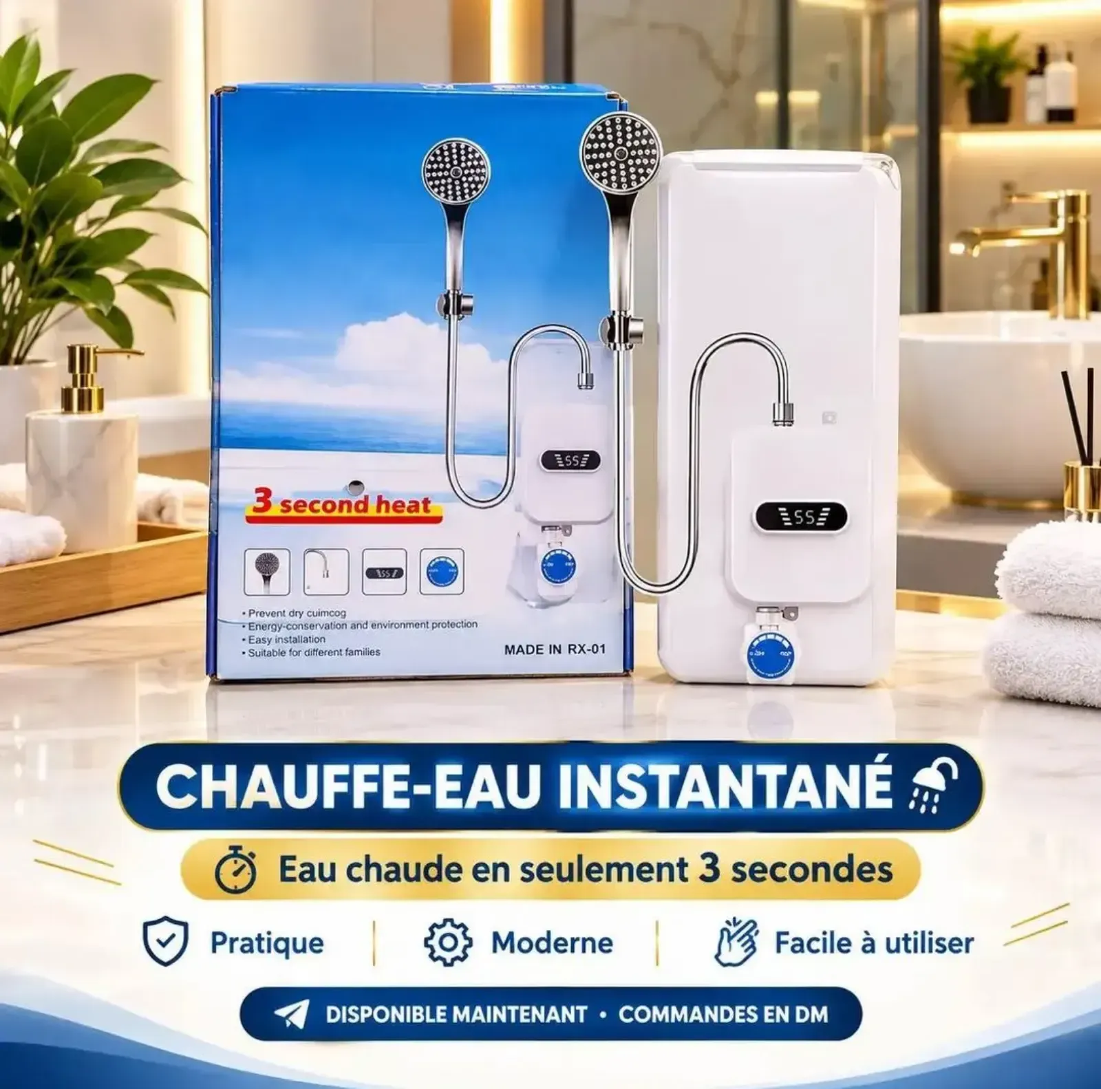 Gallery Photo 1 - Marketplace | Chauffe Eau Instantané, All Libreville, Libreville, Gabon | Home, Food & Garden  > Bathroom