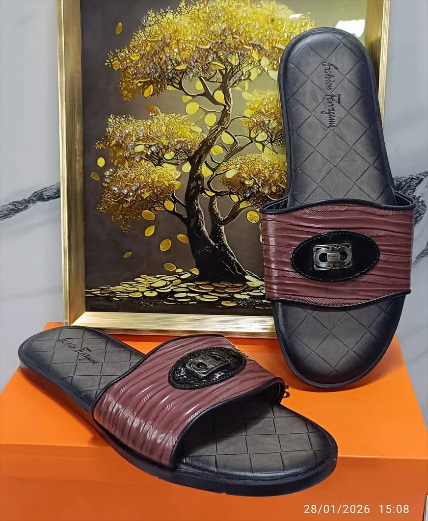 Gallery Photo 1 - Marketplace | Classy Men’s Luxury Sandals – Fcfa 13,000 ✨, Bonduma, Buea, Cameroon | Clothing, Shoes, & Others  > Men's shoes