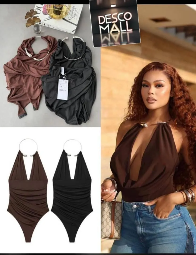 Photo Principale - Petites Annonces | 🔥 Stunning Halter-Neck Bodysuit – Chic & Bold 🔥, Bonduma, Buea, Cameroun | Vêtements, chaussures et autres  > Vêtements pour femmes