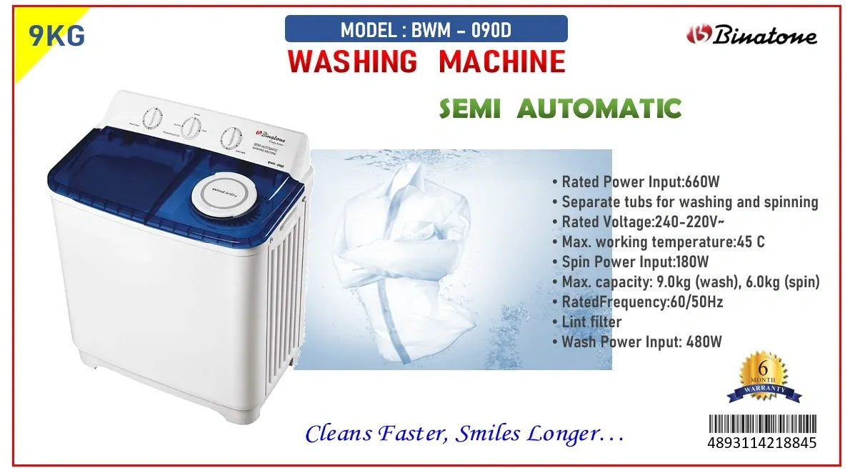 Machine A Laver Semi Automatique