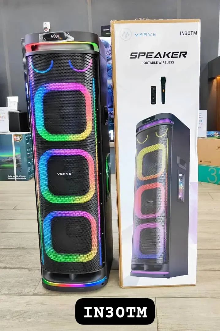 Party Speaker With Microphone