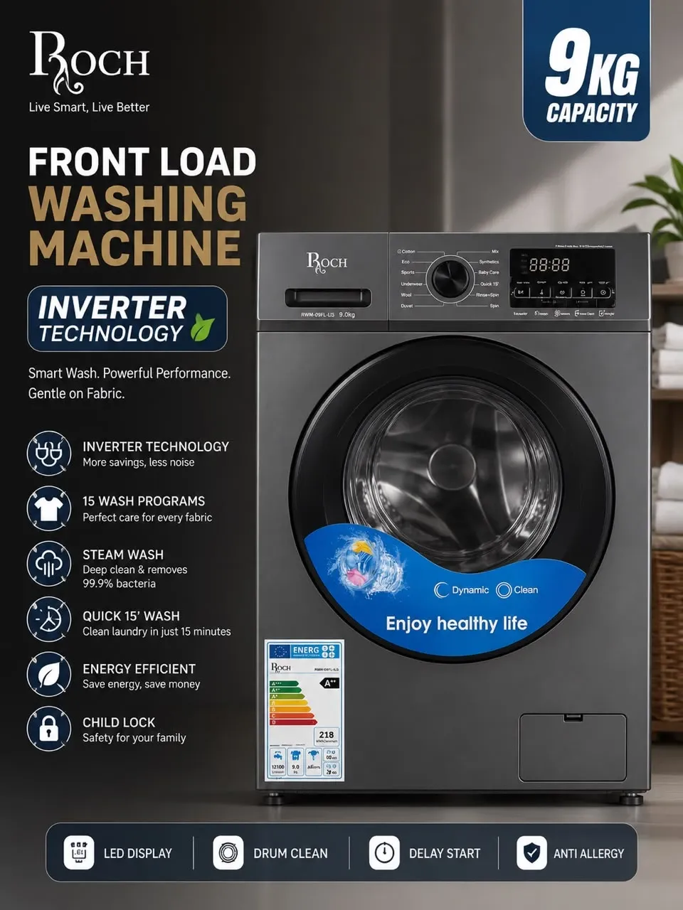 Machine A Laver 9Kg