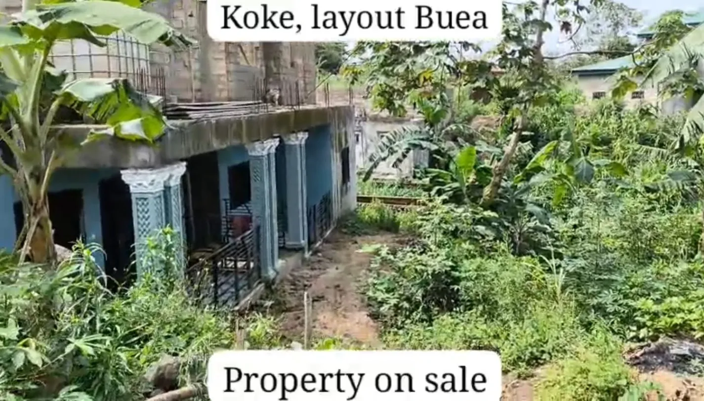 Photo Principale - Immobilier | Maison À Vendre | An Incomplete Commercial House On Sale In Buea, Koke, Buea, Cameroun