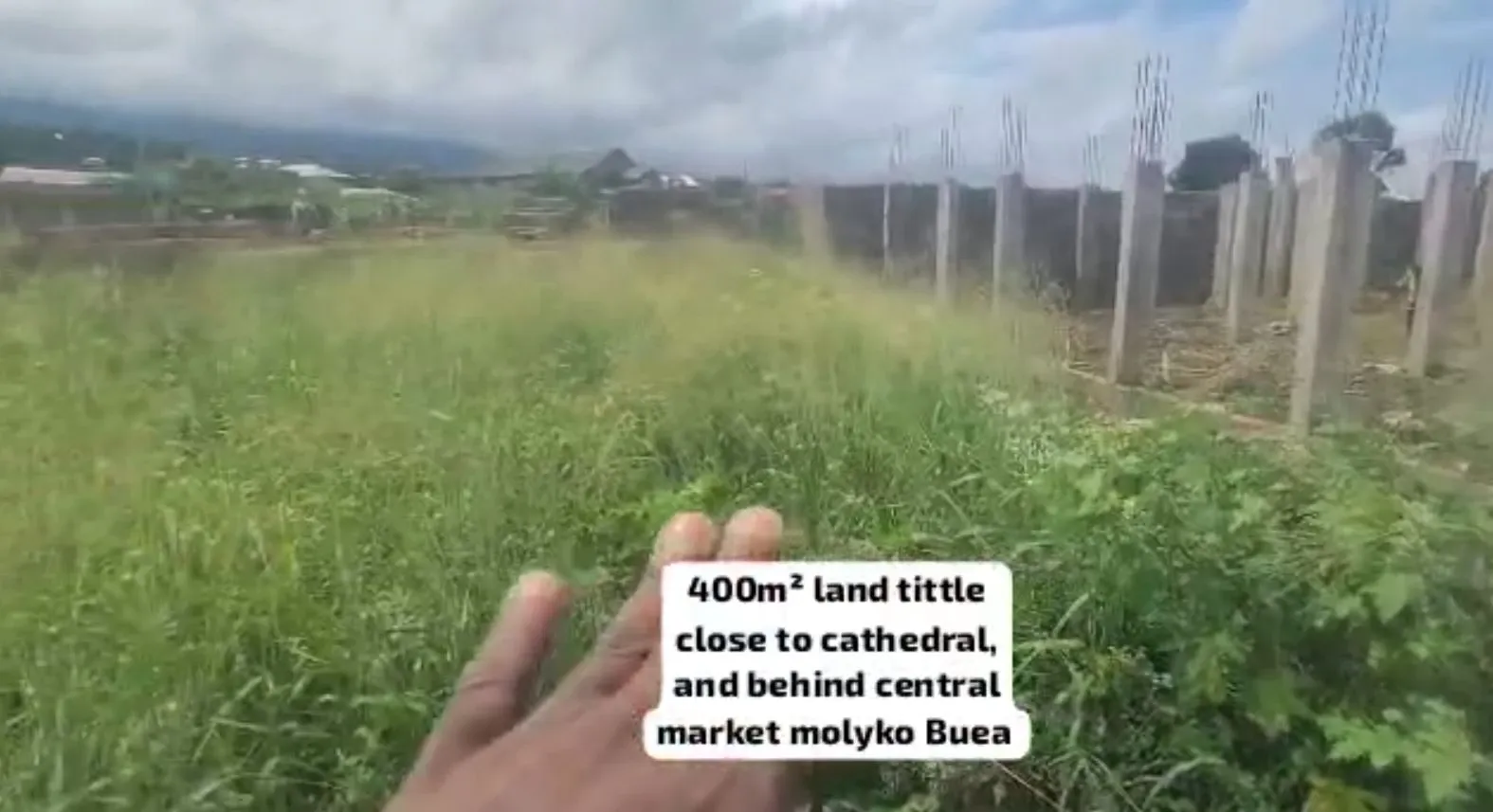 Photo Principale - Immobilier | Terrain À Vendre | 400M² Land Title Available For Sale At Molyko Layout Close To Cathedral Molyko, Molyko layout close to Cathedral Molyko, Buea, Cameroun